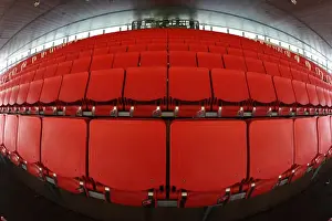Arsenal V Aston Villa 2013-14 Prints: Arsenal's Emirates Stadium: Upper Tier Seating (Arsenal vs. Aston Villa, 2013-14)