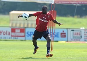 Images Dated 22nd July 2010: Arsenal's Emmanuel Eboue at Pre-Season Training, Austria 2010