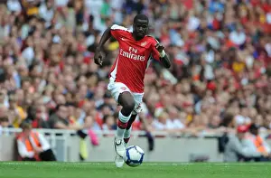 Arsenal V Rangers 2009-10 Prints: Arsenal's Emmanuel Eboue Scores in 3:0 Victory over Rangers at Emirates Cup Day 2