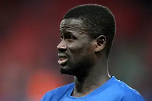 Arsenal V SC Braga 2010-11 Prints: Arsenal's Emmanuel Eboue Shines in 6-0 UEFA Champions League Victory over SC Braga