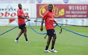 Pre Season 2010-11 Prints: Arsenal's Emmanuel Frimpong at 2010 Pre-Season Training Camp, Austria