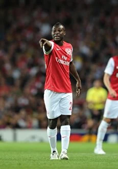 Arsenal v Udinese 2011-12 Collection: Arsenal's Emmanuel Frimpong in Action against Udinese in the 2011-12 UEFA Champions League Play-Off