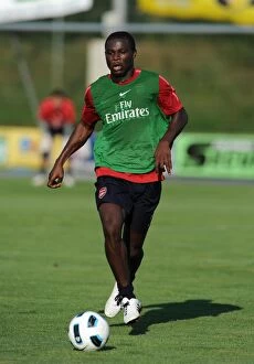 Images Dated 22nd July 2010: Arsenal's Emmanuel Frimpong at Pre-Season Training, Austria 2010