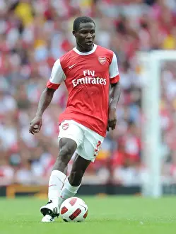 Arsenal V Celtic 2010-11 Prints: Arsenal's Emmanuel Frimpong Scores in 3-2 Pre-Season Victory over Celtic at Emirates Cup