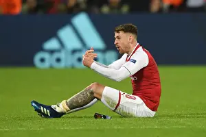 CSKA Moscow V Arsenal 2017-18 Prints: Arsenal's Europa League Battle with CSKA Moscow: Aaron Ramsey's Injury Drama (2017-18)