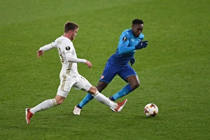Arsenal V Östersunds FK 2017-18 Prints: Arsenal's Europa League Battle: Welbeck vs. Widgren