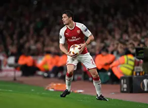 Arsenal V Atletico Madrid 2017-18 Prints: Arsenal's Europa League Hero: Granit Xhaka's Battle against Atletico Madrid
