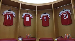 Arsenal's Europa League Semi-Final Uniforms: Aubameyang, Ozil, Lacazette, and Guendouzi Hang Prepared