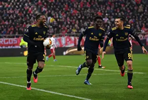 Arsenal's Europa League Triumph: Lacazette's Thrilling Goal Celebration with Ceballos and Saka