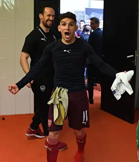 Arsenal's Europa League Triumph: Lucas Torreira Celebrates Final Victory over Valencia