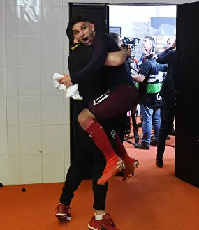 Arsenal's Europa League Triumph: Lucas Torreira Celebrates Final Victory over Valencia