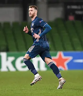 Dundalk V Arsenal 2020-21 Prints: Arsenal's Europa League Victory: Calum Chambers in Action vs. Dundalk