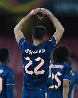 Arsenal V SK Rapid Wien 2020-21 Prints: Arsenal's Europa League Victory: Pablo Mari Scores Double Against Rapid Wien