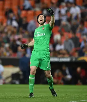 Arsenal's Europa League Victory: Petr Cech Celebrates Historic Semi-Final Win over Valencia
