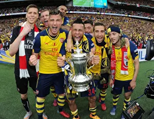 Arsenal's FA Cup Final Squad: A Formidable Lineup of Wojciech Szczesny, Per Mertesacker, Olivier Giroud, Theo Walcott, Francis Coquelin, Mesut Ozil, Mathieu Flamini, and Jack Wilshere