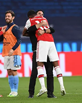 Arsenal V Manchester City - FA Cup Semi-Final 2019-20 Prints: Arsenal's FA Cup Triumph: Celebrating Victory over Manchester City