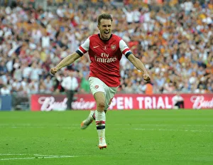Arsenal's FA Cup Triumph: Ramsey Scores the Third Goal vs. Hull City (2014)