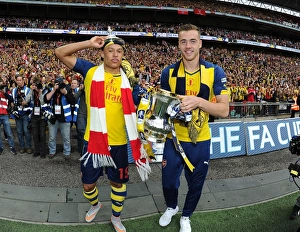 Arsenal's FA Cup Victory: Arsenal vs. Aston Villa, 2015 - Celebrating in Style