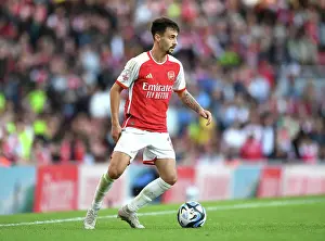 Arsenal's Fabio Vieira Charges Ahead in Arsenal vs AS Monaco Clash (2023-24)
