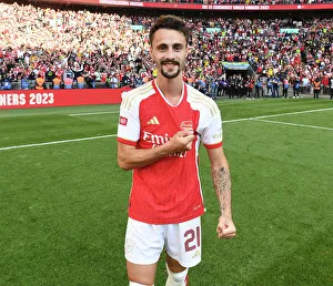 Arsenal V Manchester City - Community Shield 2023-24 Prints: Arsenal's Fabio Vieira at the FA Community Shield: Manchester City vs