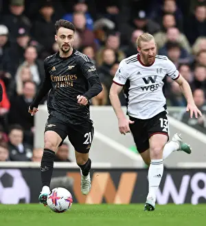 Arsenal's Fabio Vieira: Midfield Brilliance Shines in Victory over Fulham (2022-23 Premier League)