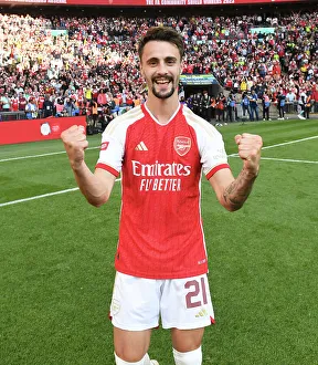 Arsenal V Manchester City - Community Shield 2023-24 Prints: Arsenal's Fabio Vieira Reacts After Community Shield Loss to Manchester City, 2023-24