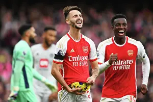Arsenal's Fabio Vieira Scores Fourth Goal in Thrilling Victory over Sheffield United (2023-24)