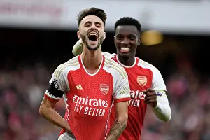 Arsenal's Fabio Vieira Scores Fourth Goal vs Sheffield United in 2023-24 Premier League