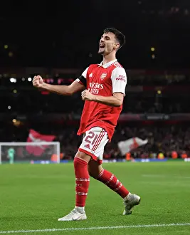 Arsenal's Fabio Vieira Scores Third Goal Against FK Bodo/Glimt in Europa League Match