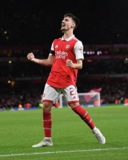 Arsenal v FK Bodo/Glimt 2022-23 Collection: Arsenal's Fabio Vieira Scores Third Goal vs. FK Bodo/Glimt in Europa League