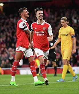 Arsenal v FK Bodo/Glimt 2022-23 Collection: Arsenal's Fabio Vieira Scores Hat-Trick: Arsenal Dominates FK Bodo/Glimt in Europa League