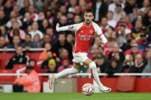 Arsenal V Fulham 2023-24 Prints: Arsenal's Fabio Vieira Scores Past Fulham in 2023-24 Premier League Opener
