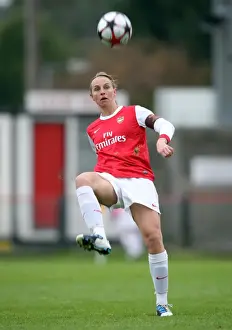 Arsenal Ladies V ZFK Masinac 2010-11 Prints: Arsenal's Faye White Shines in 9-0 UEFA Women's Champions League Victory over ZFK Masinac