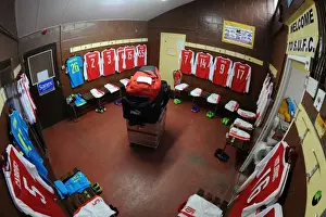 Sutton United V Arsenal 2016-17 Prints: Arsenal's Fifth Round Preparations: A Peek into the Sutton United Changing Room
