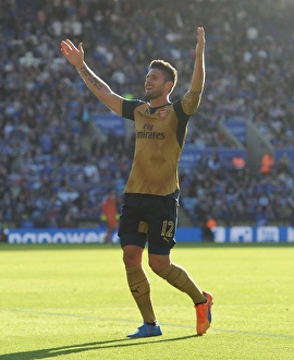 Leicester City V Arsenal 2015/16 Prints: Arsenal's Five-Goal Rampage: Leicester City vs. Arsenal, 2015/16 Premier League