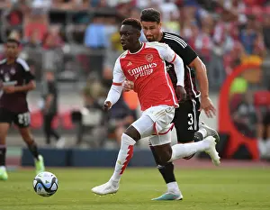 Arsenal's Flo Balogun in Action against FC Nurnberg in Pre-Season Friendly