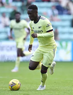 Hibernian V Arsenal 2021-22 Prints: Arsenal's Flo Balogun in Action: Hibernian Pre-Season Friendly, Edinburgh 2021