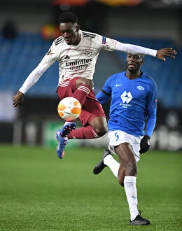 Images Dated 26th November 2020: Arsenal's Flo Balogun in Action against Molde FK in Europa League Group Stage