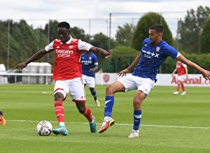 Arsenal v Ipswich Town - Pre Season 2022-23 Collection: Arsenal's Flo Balogun in Pre-Season Action Against Ipswich Town
