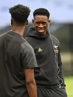 Arsenal's Flo Balogun Prepares for Arsenal v Everton Pre-Season Clash in Baltimore