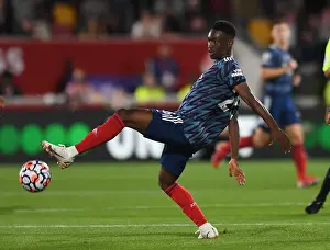 Brentford V Arsenal 2021-22 Prints: Arsenal's Flo Balogun Shines in Brentford Clash: 2021-22 Premier League