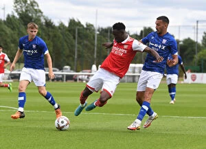 Arsenal v Ipswich Town - Pre Season 2022-23 Collection: Arsenal's Flo Balogun Shines in Pre-Season Action Against Ipswich Town