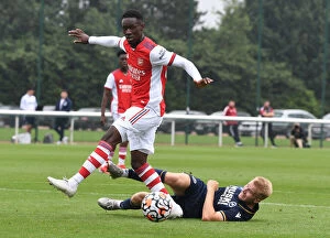 Arsenal v Millwall 2021-22 Collection: Arsenal's Flo Balogun Shines in Pre-Season Victory over Millwall