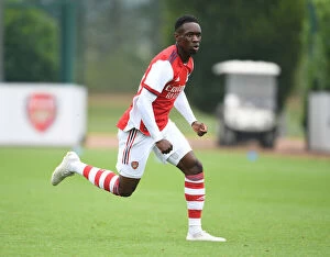 Arsenal v Millwall 2021-22 Collection: Arsenal's Flo Balogun Stars in Pre-Season Victory over Millwall