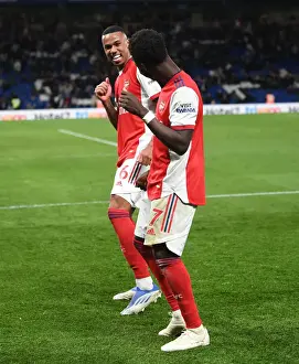 Arsenal's Four-Goal Blitz: Saka and Gabriel's Euphoric Moment at Stamford Bridge (April 2022)