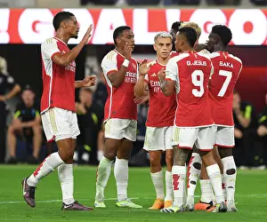 Arsenal's Four-Goal Onslaught: Arsenal FC 4-0 FC Barcelona (2023-24 Pre-Season Friendly)