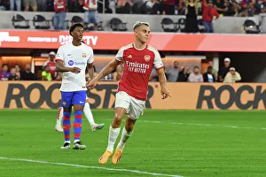 Arsenal V FC Barcelona Pre Season - 2023-24 Prints: Arsenal's Fourth Goal Blitz: Arsenal FC vs. FC Barcelona (2023-24 Pre-Season Friendly)