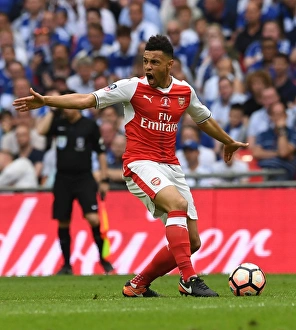 Arsenal V Chelsea - FA Cup Final 2017 Prints: Arsenal's Francis Coquelin at the FA Cup Final Against Chelsea
