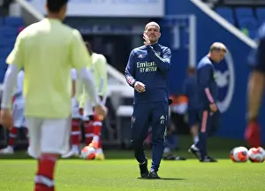 Brighton And Hove Albion V Arsenal 2019-20 Prints: Arsenal's Freddie Ljungberg at Empty Brighton Stadium - Premier League 2019-2020