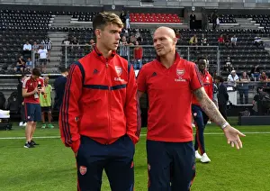 Arsenal's Freddie Ljungberg and Robbie Burton Prepare for Angers Friendly